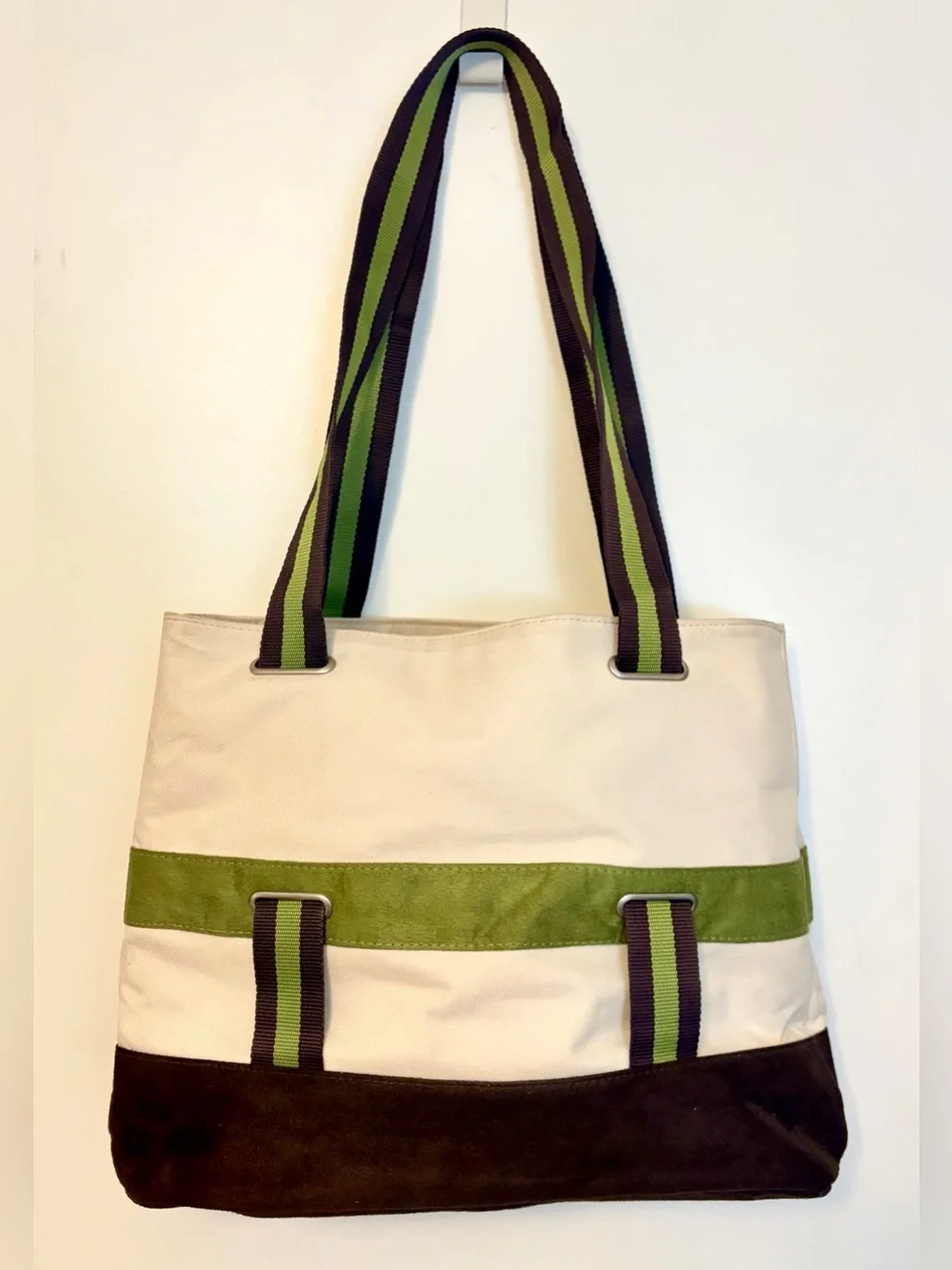 Vintage 90s ESPN / SOREN Boat and Tote Medium Navy Canvas Tote Bag Collectable !